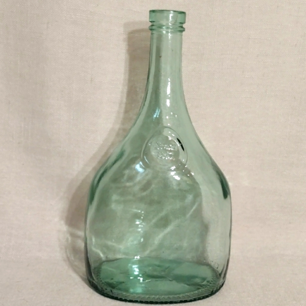 VTG Paul Masson Aqua Green Glass Bottle Embossed Since 1852 - Picture 1 of 9